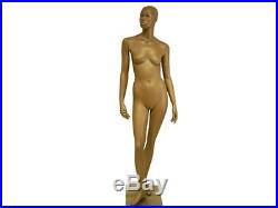 Fiberglass Pretty Black Female Mannequin Display Dress Form #MD-CCDR4+Free Wig