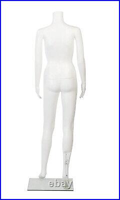 Full Body Mannequin Form Female Plastic Boutique Size 6 Headless Retail