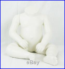 Fusion Specialties Baby 6 Month Boy Girl Headless Mannequin Display Form White