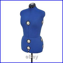 GEX 13 Dials Adjustable Dress Form Sewing Female Mannequin Torso Stand Medium