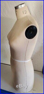 GLOBAL MODEL FORMs, collapsible dress form size 12 Model 2000 Mannequin