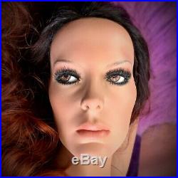GRENEKER Mannequin Female Sexy Laying Reclining Glass Eyes Full Realistic Vtg