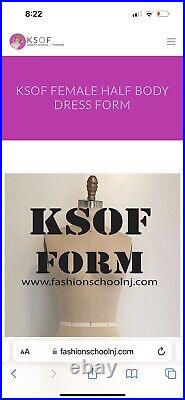Half Body Dress Form Professional Quality, KSOF Female Dress Form 2