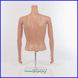 Half Body Mannequin Plastic Form Male Torso 29 ¾ to 44 Chest 36 Waist 30
