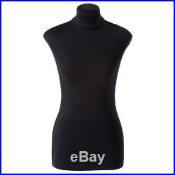 Half-scale Mini Basic Female Sewing Dress Form 12 Soft Tailor Mannequin Black