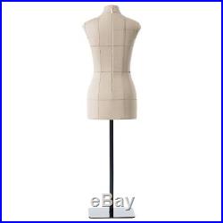 Half-scale Mini Mannequin Premium Female Sewing Dress Form 12 Soft Tailor Beige