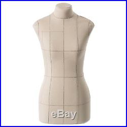 Half-scale Mini Mannequin Premium Female Sewing Dress Form 12 Soft Tailor Beige