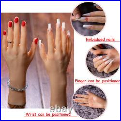 Hand Model Mannequin Nail Practice Manicure Pedicure Display Model Moveable Nail