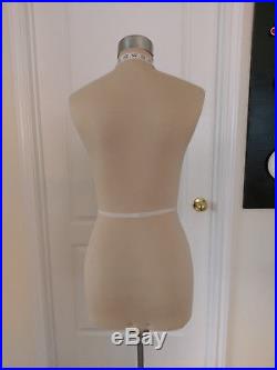 High End, Professional, height-adjustable, dress form for Size 12-14-16 Woman