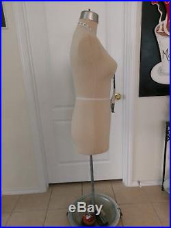 High End, Professional, height-adjustable, dress form for Size 12-14-16 Woman