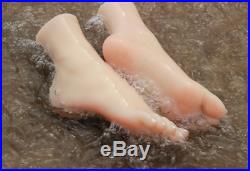 High quality 8 year old little girl's feet fetish toys silicone feet model X