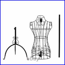 Iron Frame Mannequin Stand Coat Hanger Display Woman Whole Body Clothing Model