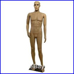 K4 183cm Male Curved Right Arm Straight Foot Body Model Mannequin Skin Color New