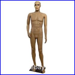 K4 Male Curved Right Arm Straight Foot Body Model Mannequin Skin Color