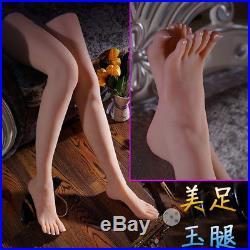 LIfelike Silicone Female Mannequin Sexy Long Leg Foot Model Shoes Display Prop