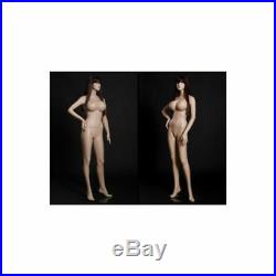 Ladies Flesh Tone Realistic Pretty Full Body Female Mannequin with Wig