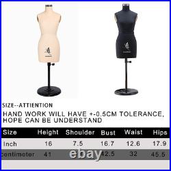Lavandeform Half Scale Dress Form 12 Miniature Sewing Half Size Mannequin. S