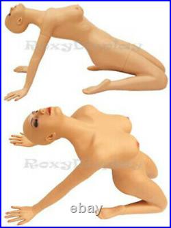 Lean back Female Fiberglass mannequin Fleshtone Dress Form Display #MD-MADONNA