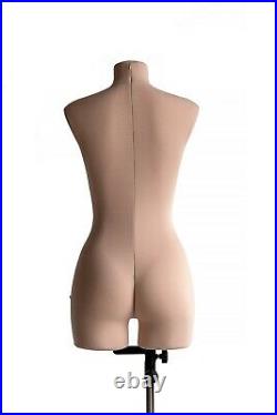 Lingerie and Corsets Dress Form Penelope Light Beige Female Mannequin Torso S M