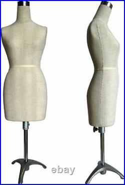 MN-182 Mini Half Scale Pinnable Female Dress Form (great for students!)