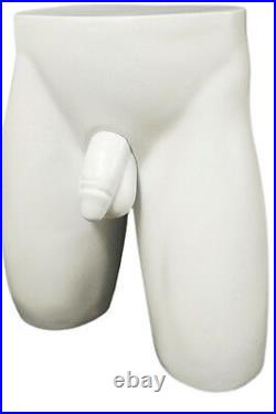 MN-231 WHITE Male Butt Buttocks Hip Mannequin with Anatomical Interchangeable Part