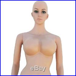 MN-250 Busty Ladies Female Full Size Plastic Mannequin with Realistic Face