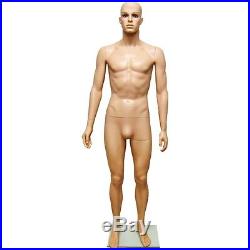 MN-251A Plastic Male Men's Full Size Mannequin with Removable Realistic Head (#G2)