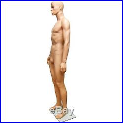 MN-251A Plastic Male Men's Full Size Mannequin with Removable Realistic Head (#G2)