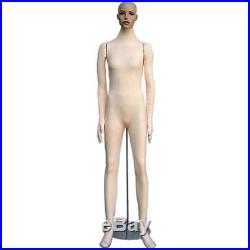 MN-404 Soft Flexible Bendable Female Body Mannequin Form with Realistic Head