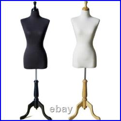 MN-503 Pinnable Black Junior Petite Female Dress Form (Sizes 2-4 XS/Girl 14-16)