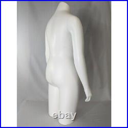 MN-SW614BASE Large Size 12-14 Female 3/4 Upper Torso Mannequin with Arms and Base