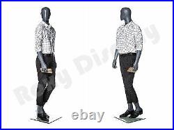 Male Abstract Style Mannequin Egg Head Dress Form Display #MZ-MG005