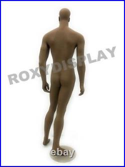 Male Fiberglass Chocolate Muscular Mannequin Dress Form Display #MD-CCF2