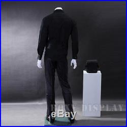 Male Fiberglass Display Mannequin Manequin Headless Dummy Dress Form #MZ-WEN5BW