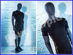 Male Fiberglass Egghead Athletic style Mannequin Dress Form Display #MZ-HEF72EG