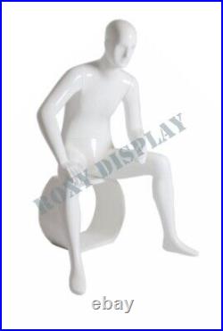 Male Fiberglass Eye Catching Abstract Mannequin Dress Form Display #MD-XDM06