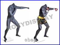 Male Fiberglass Eye Catching Abstract Mannequin Dress Form Display #MZ-BOXING-2