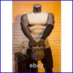 Male Fiberglass Eye Catching Abstract Mannequin Dress Form Display #MZ-HL-01