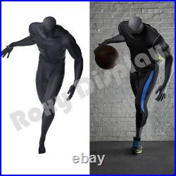 Male Fiberglass Headless Athletic style Mannequin Dress Form Display #MZ-NI-3
