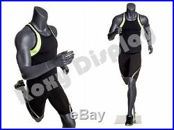 Male Fiberglass Headless Athletic style Mannequin Dress Form Display #MZ-NI-4