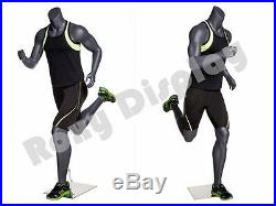 Male Fiberglass Headless Athletic style Mannequin Dress Form Display #MZ-NI-4