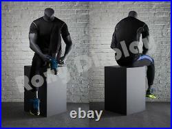 Male Fiberglass Headless Athletic style Mannequin Dress Form Display #MZ-NI-5
