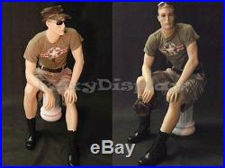 Male Fiberglass Mannequin Manequin Fiberglass Dress Form Display #KW12F