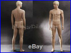 Male Fiberglass Realistic Mannequin Dress From Display standing pose #MZ-WEN6