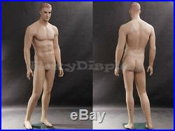 Male Fiberglass Realistic Mannequin with Molded Hair Dress From Display #MZ-WEN5