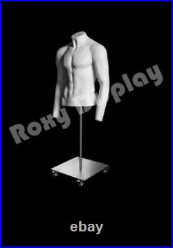 Male Fiberglass Torso Invisible Mannequin Magnetic fitting #MZ-GH1/2M