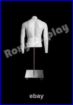 Male Fiberglass Torso Invisible Mannequin Magnetic fitting #MZ-GH1/2M