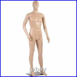 Male Full Body Realistic Mannequin Display Head Turns Dress Form withBase M97