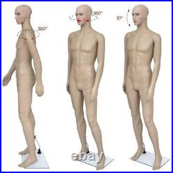 Male Full Body Realistic Mannequin Display with Base 183CM