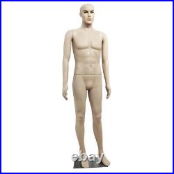 Male Full Body Realistic Mannequin Display with Base 183CM High Quality